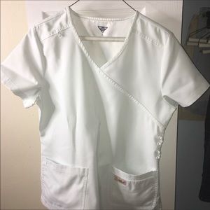 Koi Tech scrub top in small